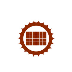 sun solar energy icon.