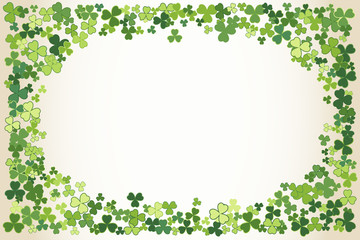 Saint Patrick's Day frame background