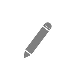 pencil icon on white background.