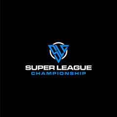 Bold and strong logo design of triangle shape with clear background colours - EPS10 - Vector.