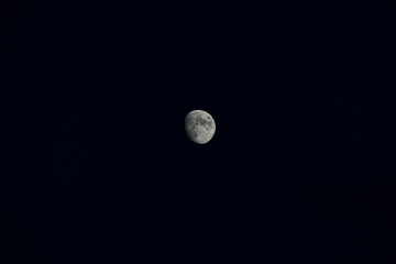 full moon in the night sky