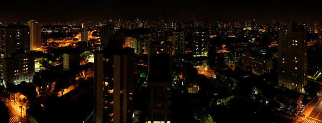 Aerial view of the city of sao paulo
