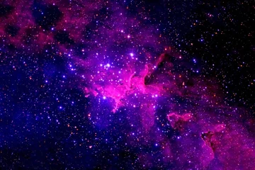 Fotobehang Tienerkamer Een prachtig sterrenstelsel in de verre ruimte. Elementen van deze afbeelding zijn geleverd door NASA.