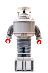 Vintage tin robot toy