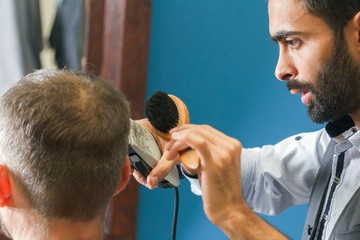 Barbershop salon hairdresser beard barber, mustache.
