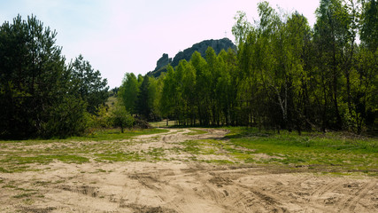 
View of the Sokolich Mountains Reserve. Free entry space.