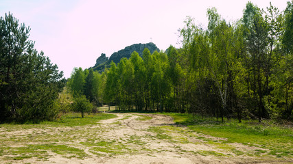 
View of the Sokolich Mountains Reserve. Free entry space.