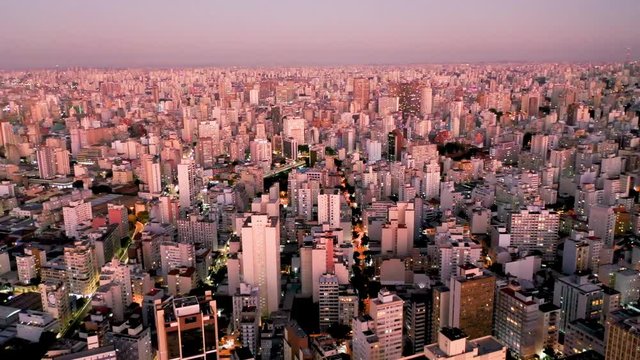 Urban city life scene. Cityscape view. Sunset scene. Sao Paulo, Brazil. Urban city life scene. Cityscape view. Urban city life scene. Cityscape view. Sunset scene. Sao Paulo, Brazil.