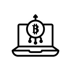 Bitcoin, blockchain, btc, coin, crypto, cryptocurrency icon