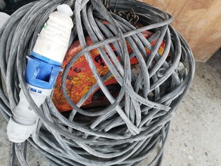 Coiled plug power cord for initialization