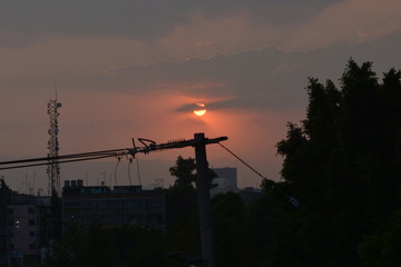 atardecer