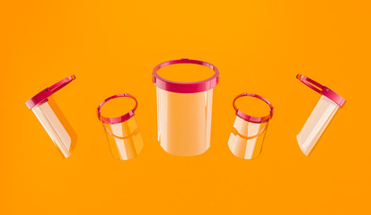 Coronavirus Pandemic Protective Mask Background