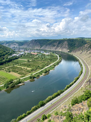 Germany. Rhine river. Mosel. Viewpoint.