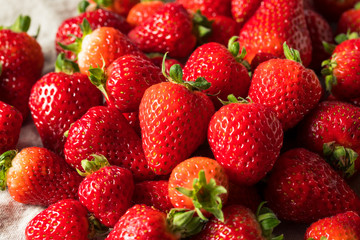 Raw Red Organic Strawberries