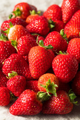 Raw Red Organic Strawberries