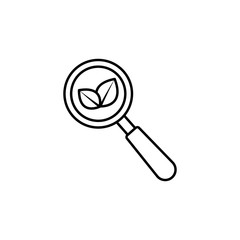 search line illustration icon on white background