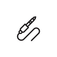 aux cable icon vector illustration design