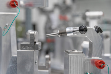 accurate 3D measurement of plastic castings with a modern machine. Creating a three-dimensional projection in a computer. industry 4.0