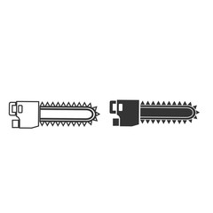 chainsaw icon vector illustration design