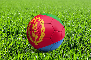 Eritrea Flag on Soccer Ball