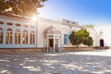 Sitorai Mokhi-Khosa Palace: the residence, summer Palace of the Emir, mid-XIX century, near Bukhara, Uzbekistan...