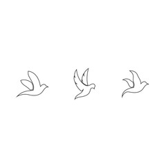 flying bird icon vector illustration design