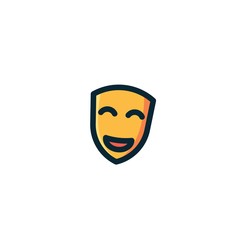 happy face icon vector illustration design
