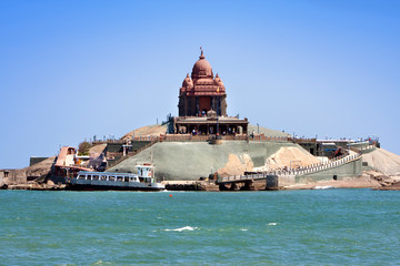 Vivekananda Rock Memorial, Kanyakumari, India..