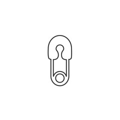 baby pin icon vector illustration design