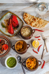 Indian Food Curry and Tandoori