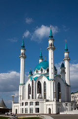Fototapeta na wymiar Kol Sharif Mosque in Kazan Kremlin. Republic of Tatarstan, Russia..
