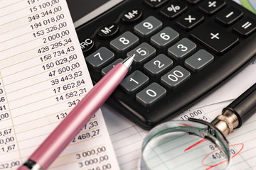 Items for business in the office.