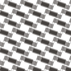 Patrón con rectángulos blancos  y líneas negras