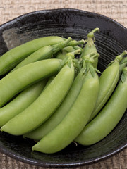 生のスナップエンドウ
