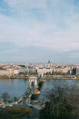 Fototapeta na wymiar beautiful panorama of budapest hungary