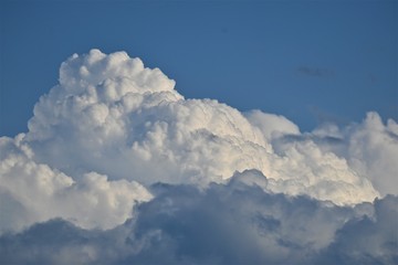 blue sky with clouds