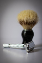 Safety Razor and Brush
