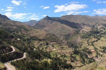 Fototapeta na wymiar Sacred Valley in Cusco Peru
