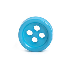 Sewing buttons on a white background.