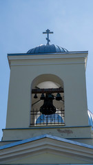 Orthodox Church of the Birth of Holy Jesus’ Mother Rezekne, Latvia. Sunny Spring Day
