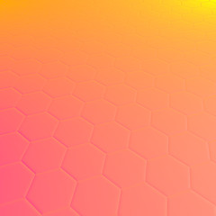 abstract peach hex panel background