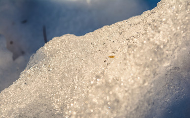 Natural winter background with fresh snow texture at Nathatop, Patnitop Jammu
