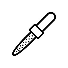 sand and sapphire nail files icon vector. sand and sapphire nail files sign. isolated contour symbol illustration