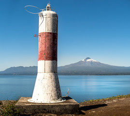 lighthouse in a lake