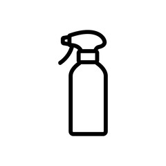 spray atomizer icon vector. spray atomizer sign. isolated contour symbol illustration