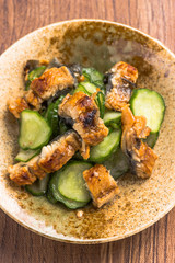 鰻ときゅうりの酢の物