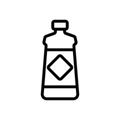 gel for washing dishes icon vector. gel for washing dishes sign. isolated contour symbol illustration