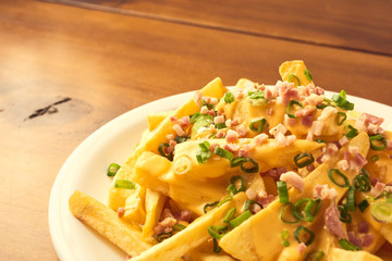 Bacon & cheddar, Fries