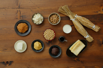 大豆食品の集合