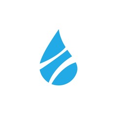 Water drop logo design with modern concept